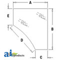 A & I Products Glass, Door, Lower (LH) 39" x32" x6.5" A-338426A1